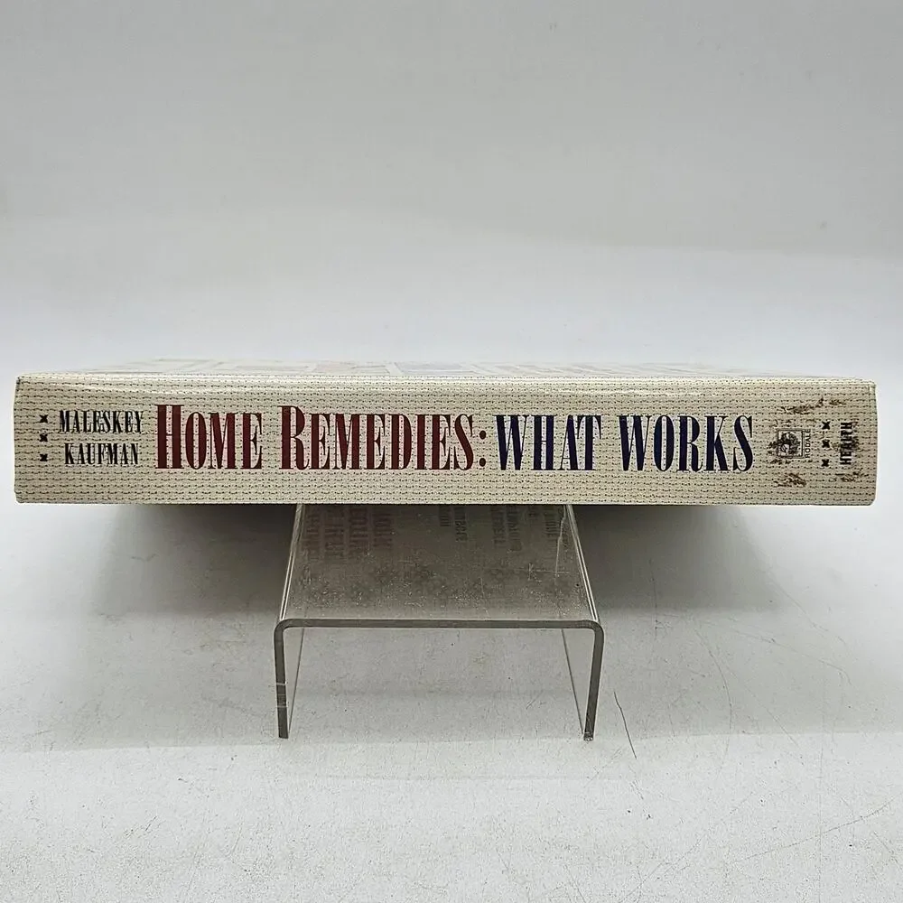 Home Remedies What Works Gale Maleskey Kaufman Hardcover Health Guide Book